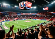 国内足球比赛中的精彩瞬间引发掌声