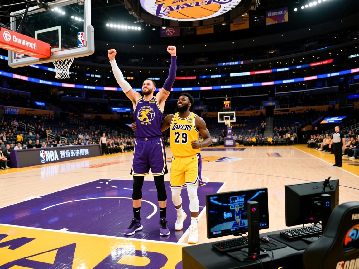 勇士大胜湖人,晋级季后赛 第3张