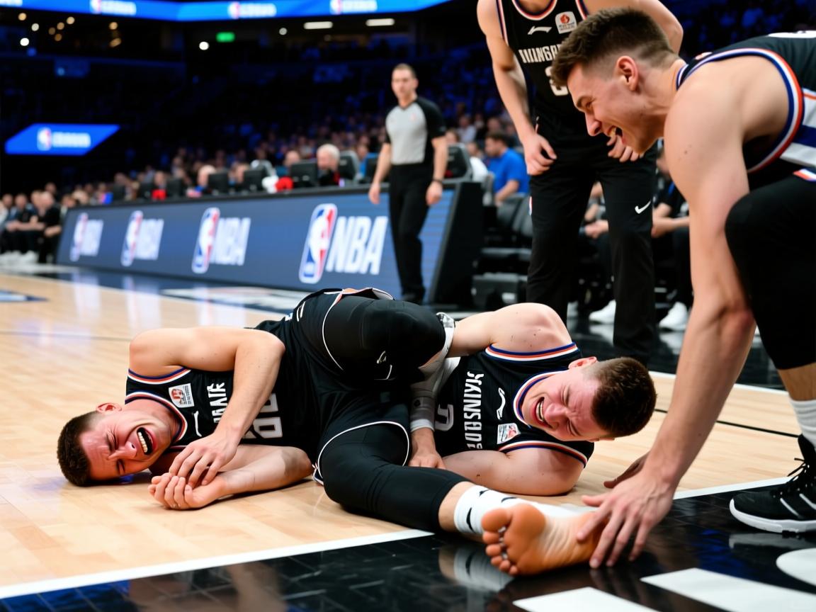 约基奇被队友意外踩到脚部痛苦倒地离场,提前退出今日比赛 第2张